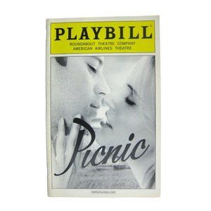 Picnic Playbill Opening Night January 2013 Reed Birney Maggie Grace Marvel